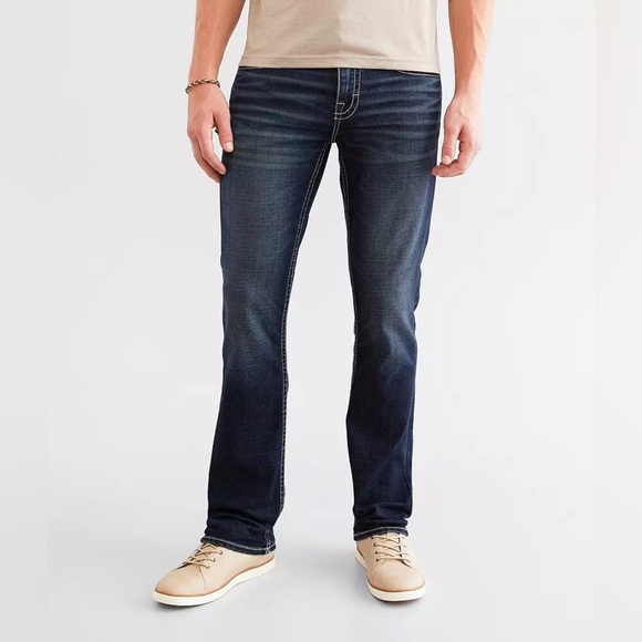 BUCKLE BKE Men’s Jake Straight Stretch Denim Jean | Color: Hadler | NEW/NWOT!!👖 - Picture 1 of 16